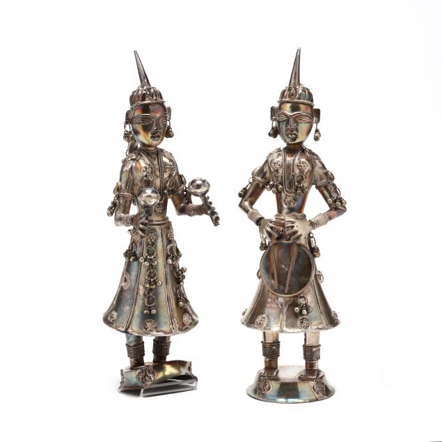 a-pair-of-silver-tone-indian-figures-of-musicians