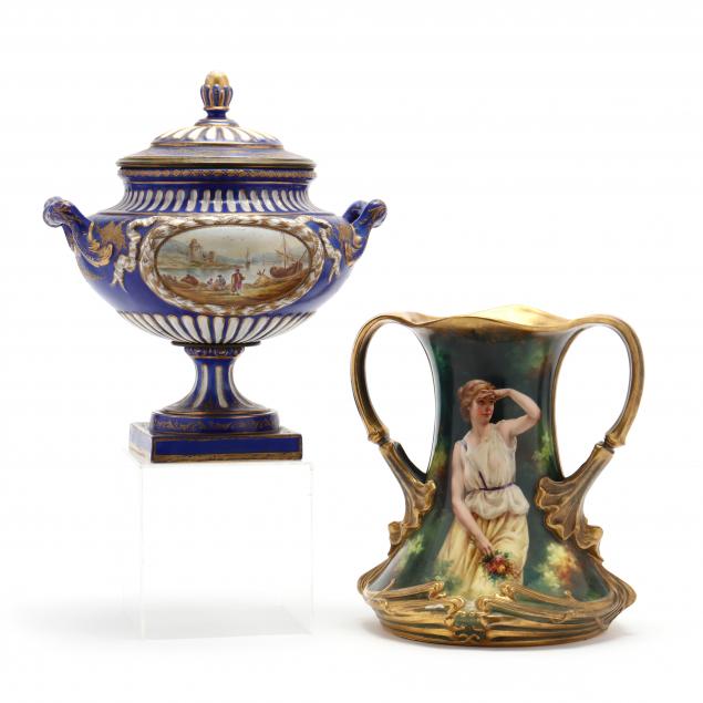 two-continental-porcelain-items