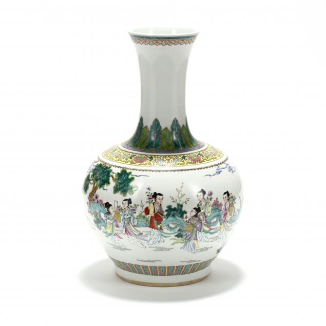 a-large-chinese-porcelain-famille-rose-vase