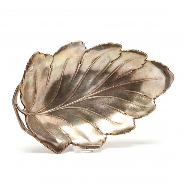reed-barton-sterling-silver-leaf-dish