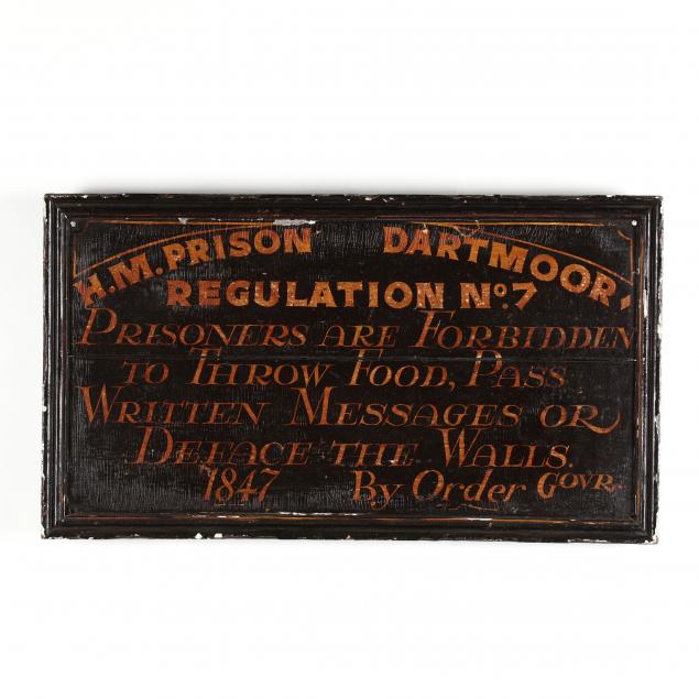 english-prison-regulation-sign