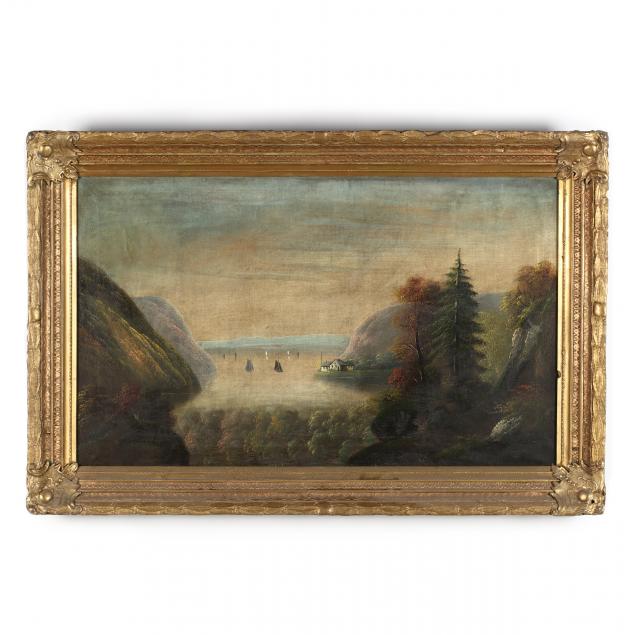 antique-hudson-river-school-painting