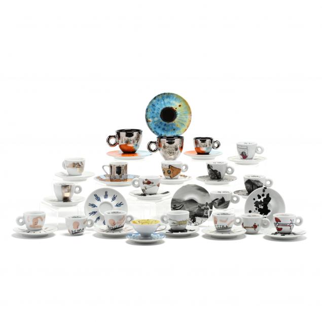an-artistic-collection-of-20-espresso-cups-and-saucers