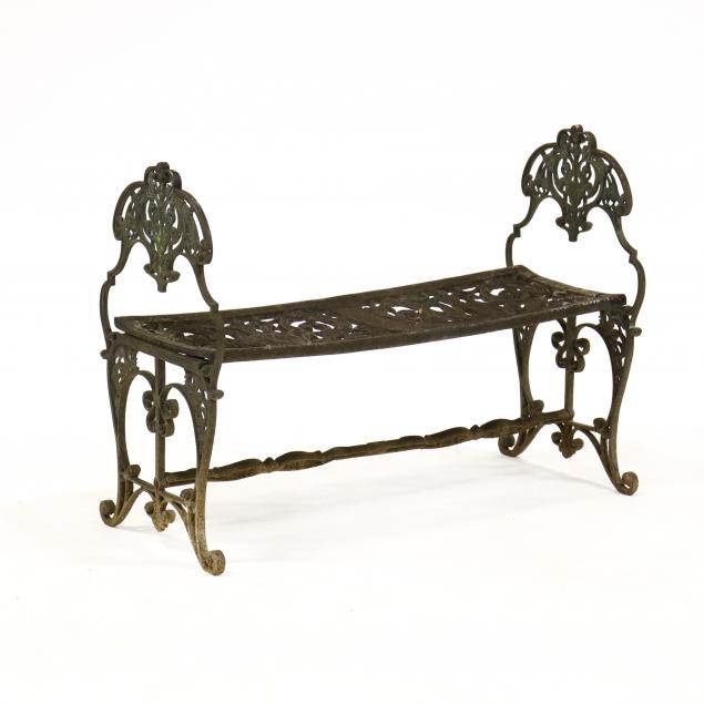 classical-style-cast-aluminum-garden-bench