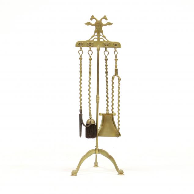 continental-brass-fireplace-tool-set