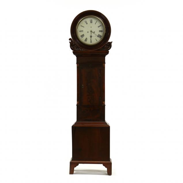 antique-scottish-mahogany-tall-case-clock