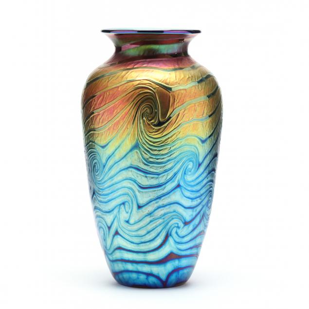 lundberg-studios-van-gogh-sunset-large-glass-vase