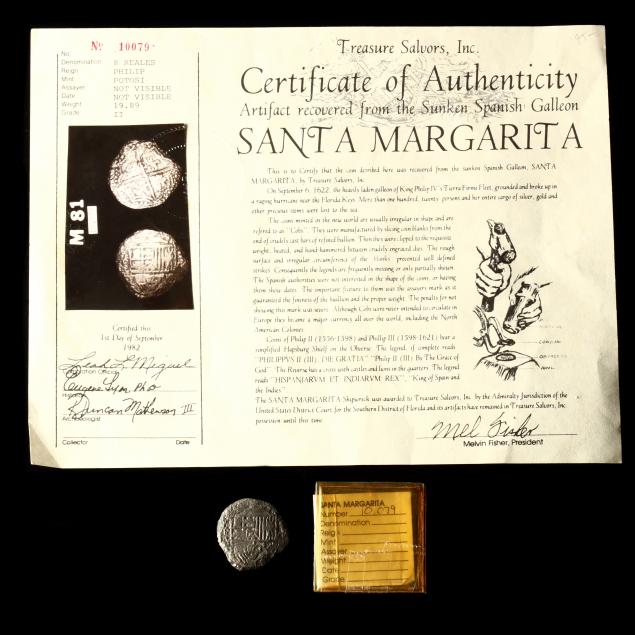 silver-cob-8-reales-grade-ii-recovered-from-the-i-santa-margarita-i