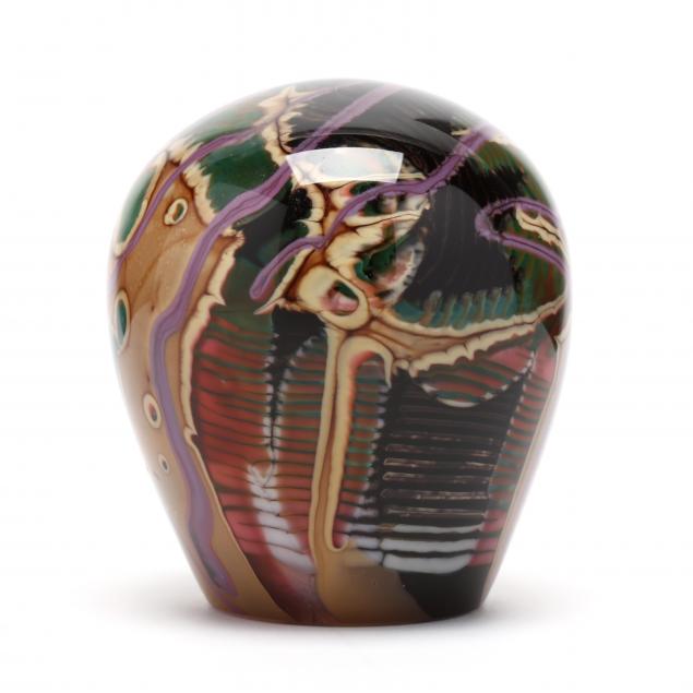 sally-rogers-art-glass-paperweight