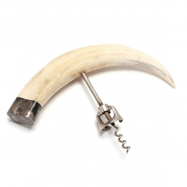antique-tusk-and-sterling-silver-wine-cork