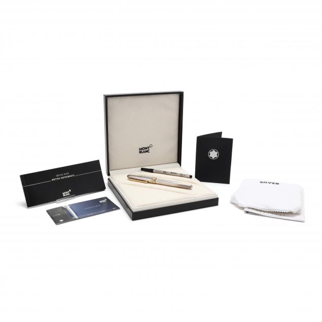 mont-blanc-sterling-silver-meisterstuck-ball-point-pen