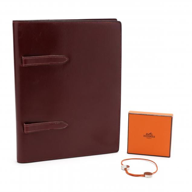 leather-journal-and-bracelet-hermes