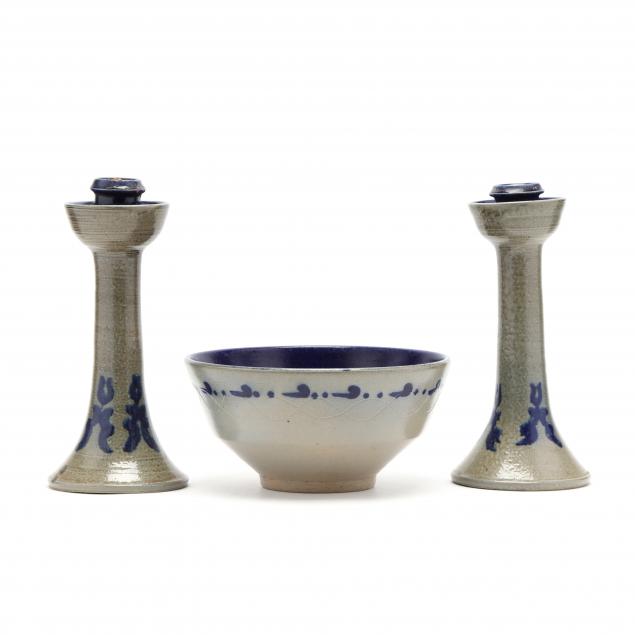 nc-pottery-table-centerpiece-of-three-ben-owen-master-potter