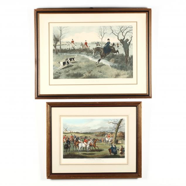 two-english-equestrian-prints