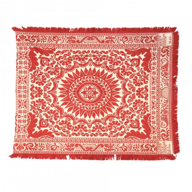 red-and-white-jacquard-coverlet