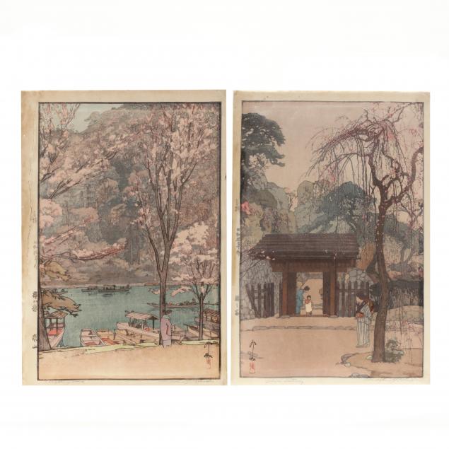 hiroshi-yoshida-japanese-1876-1950-two-woodblock-prints