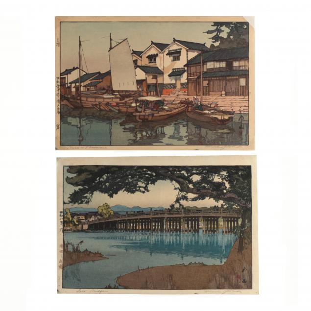 hiroshi-yoshida-japanese-1876-1950-two-woodblock-prints