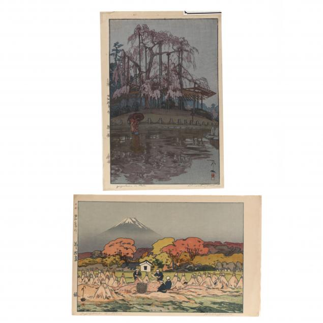 hiroshi-yoshida-japanese-1876-1950-two-woodblock-prints