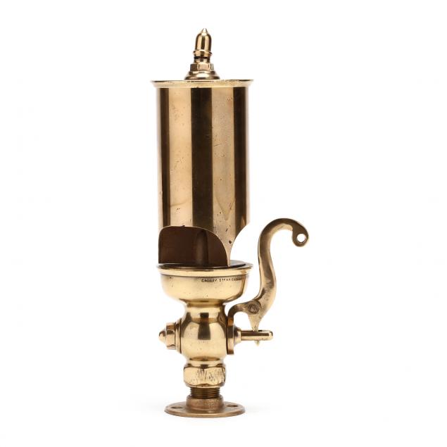 Crosby 3.5 in. Brass Steam Whistle with Acorn Finial (Lot 336 ...