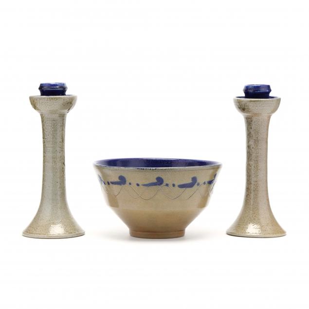 nc-pottery-ben-owen-master-potter-a-table-top-trio