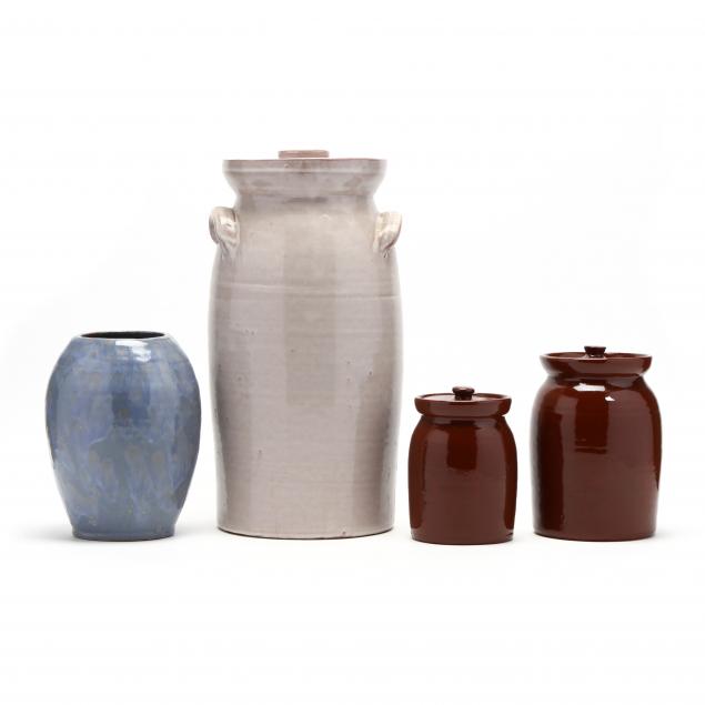 nc-pottery-four-pieces-by-joe-owen