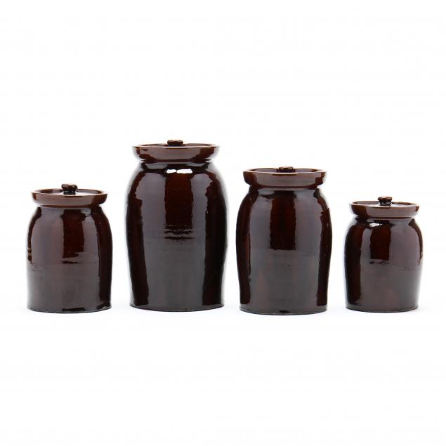nc-pottery-a-joe-owen-four-piece-canister-set