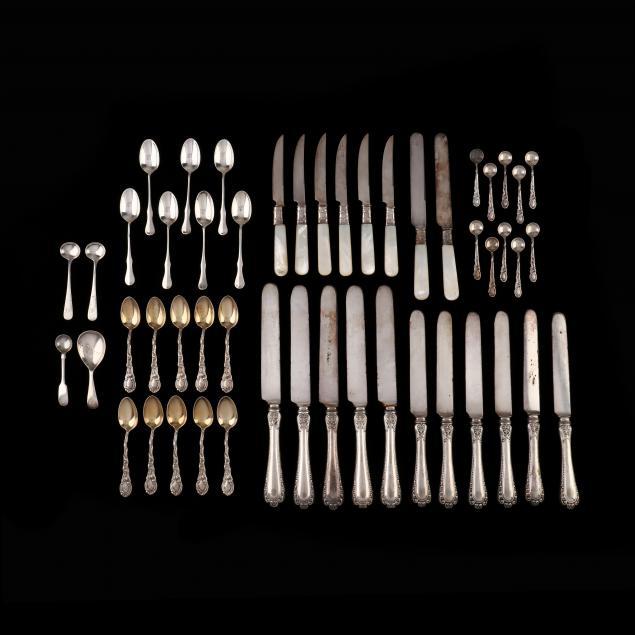 assorted-sterling-silver-silverplate-flatware