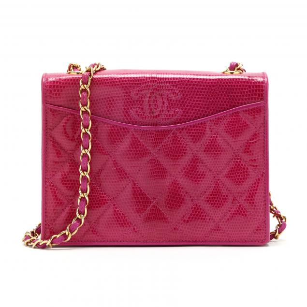 rare-vintage-fuschia-snakeskin-crossbody-bag-chanel