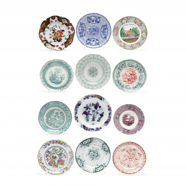 collection-of-12-english-transferware-dishes