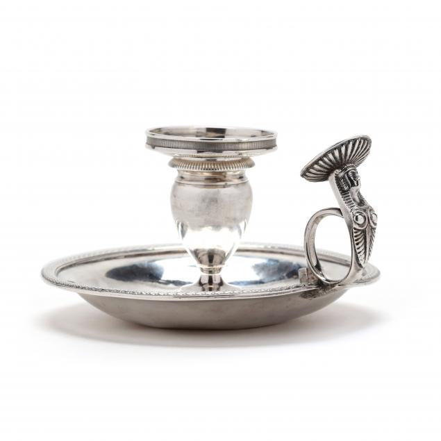 french-1st-standard-silver-chamberstick-in-the-egyptian-revival-style