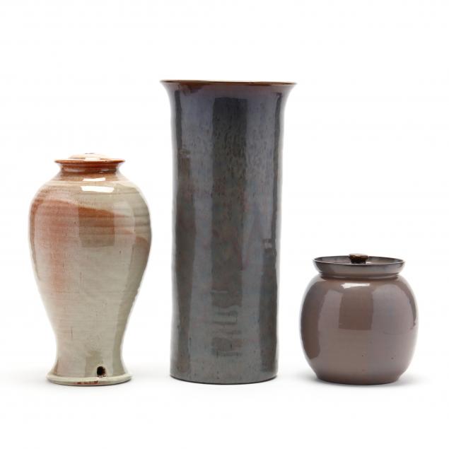 nc-pottery-jb-cole-pottery-three-pieces