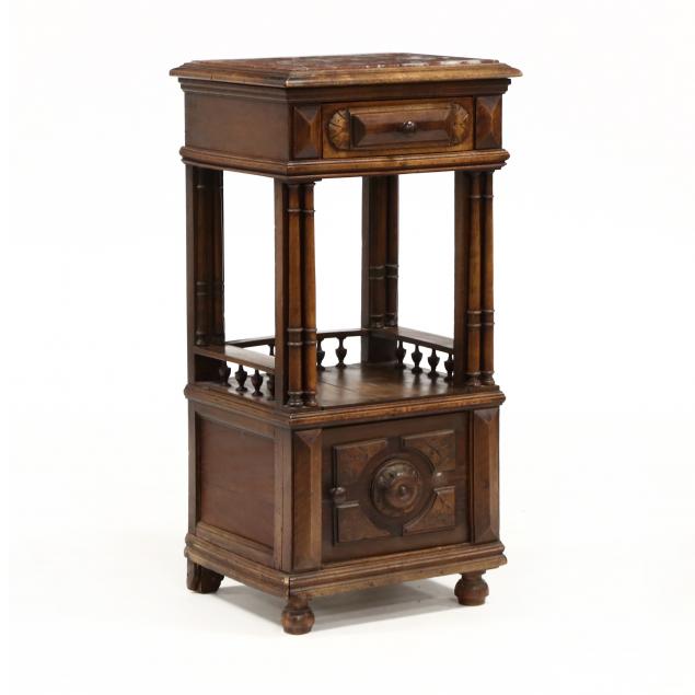 continental-walnut-marble-top-stand