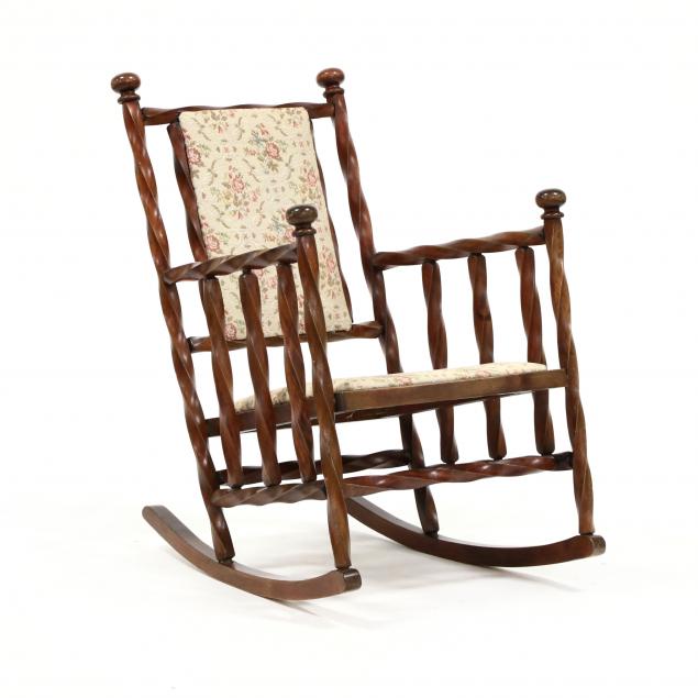 att-george-hunzinger-spiral-twist-rocking-chair