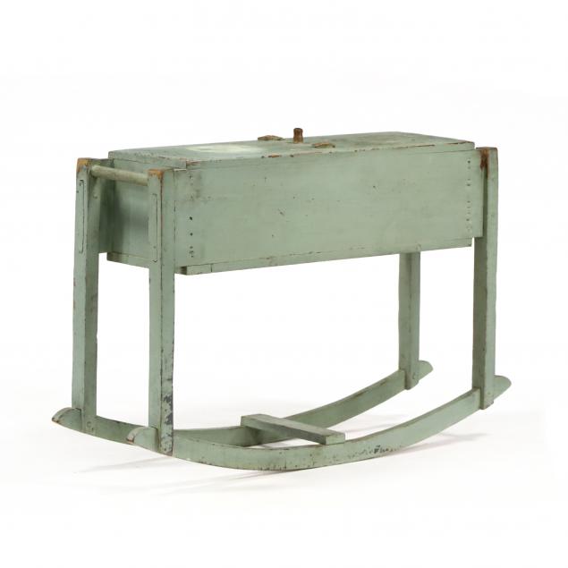 antique-american-painted-rocking-butter-churn