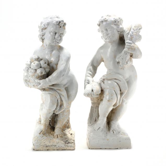 two-classical-style-cast-stone-garden-statues