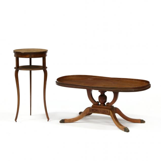 vintage-coffee-table-and-side-stand