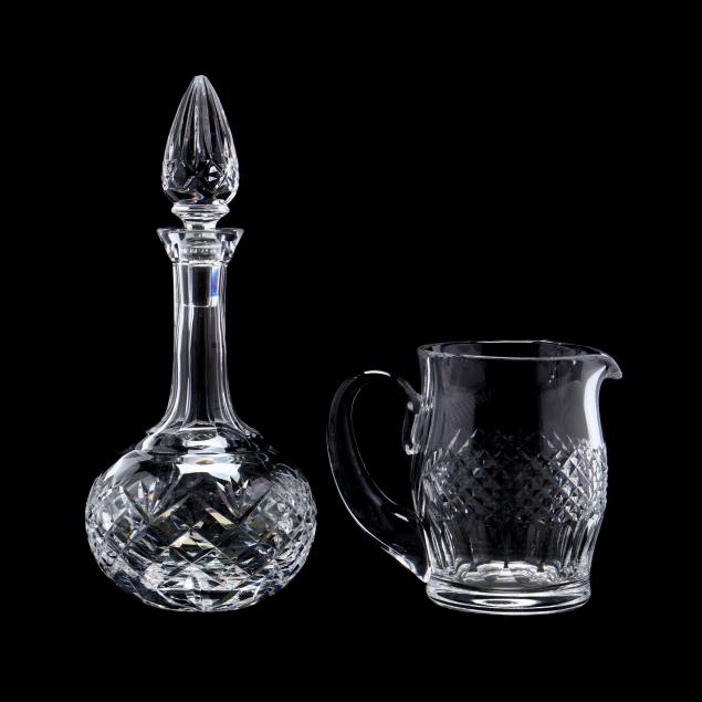 waterford-crystal-decanter-and-pitcher