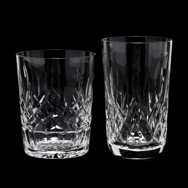 waterford-group-of-ten-lismore-glasses