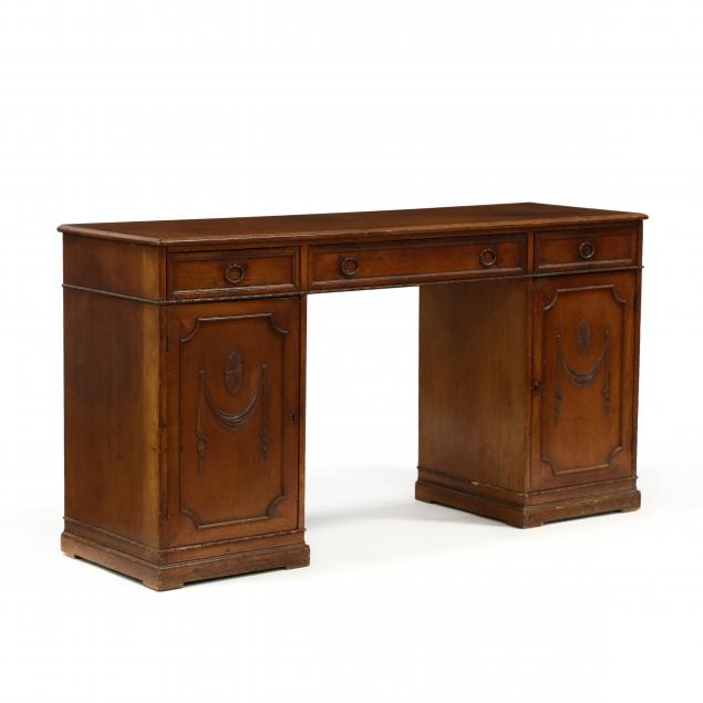 continental-pine-double-pedestal-sideboard