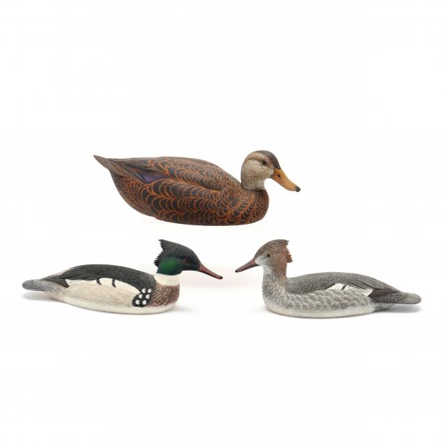 three-miniature-duck-decoys