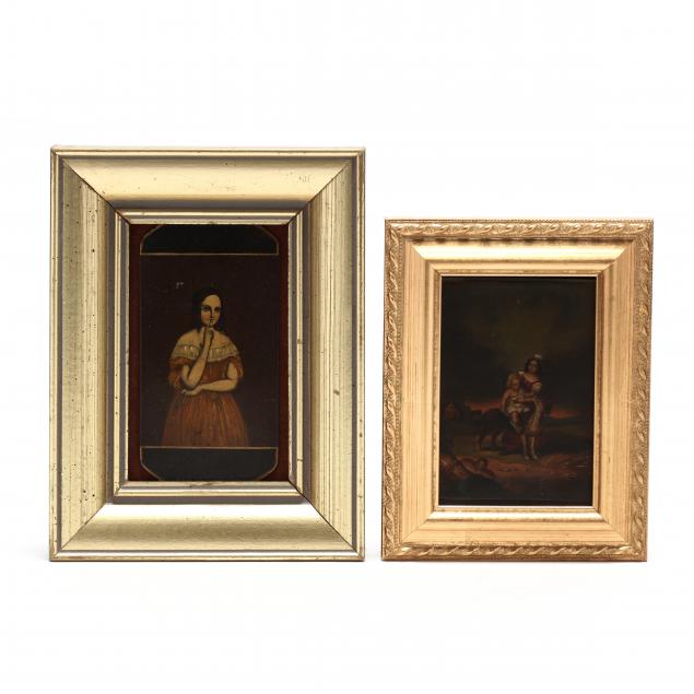 two-antique-miniature-paintings