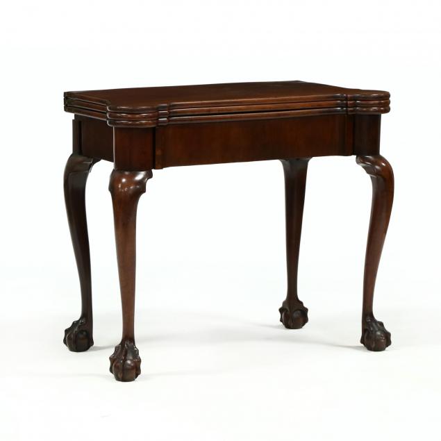 antique-english-chippendale-style-mahogany-triple-top-game-table