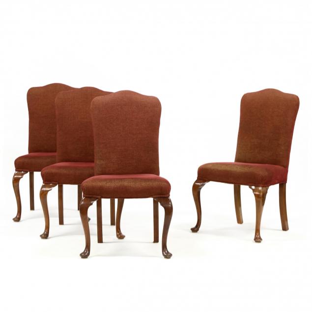 set-of-four-queen-anne-style-upholstered-cherry-side-chairs