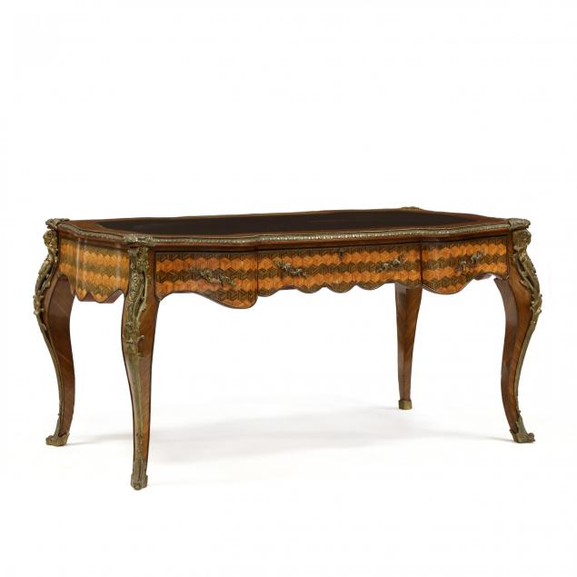 louis-xv-style-parquetry-inlaid-bureau-plat-with-ormolu-mounts