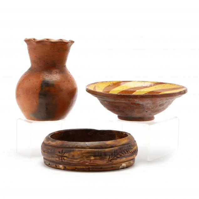 three-earthenware-pottery-items