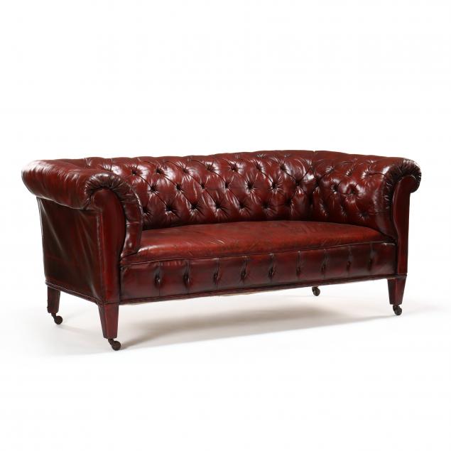vintage-english-leather-chesterfield-sofa