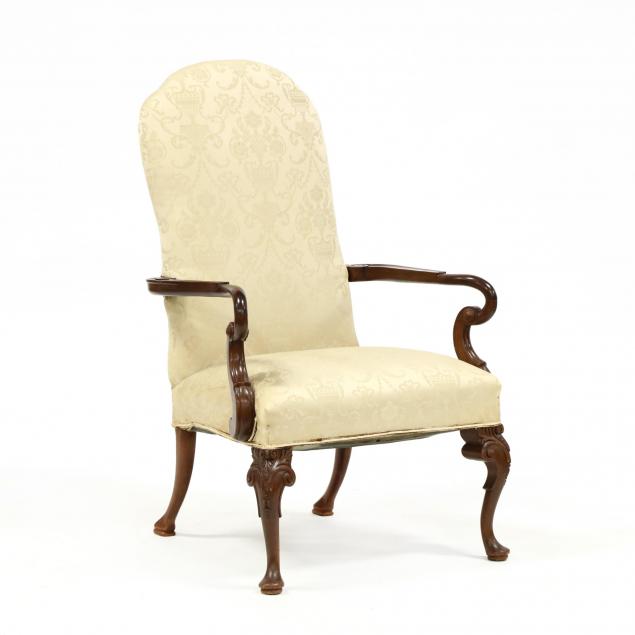 queen-anne-style-carved-mahogany-lolling-chair