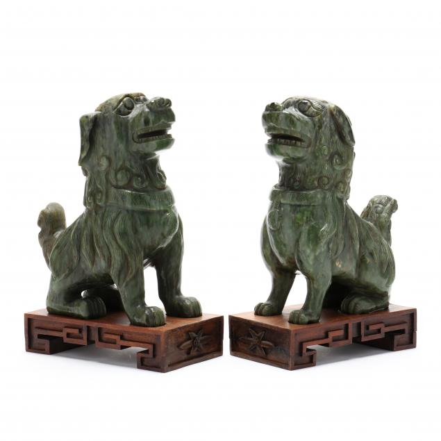 a-pair-of-chinese-hard-stone-foo-dogs-with-stands