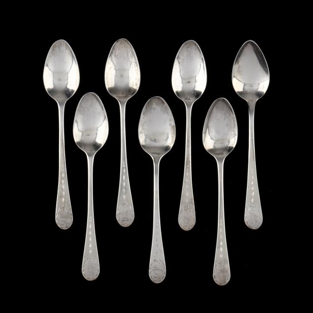 a-set-of-seven-american-federal-period-coin-silver-teaspoons