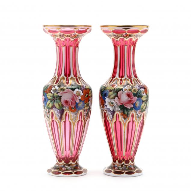 fine-pair-of-att-moser-enameled-glass-vases